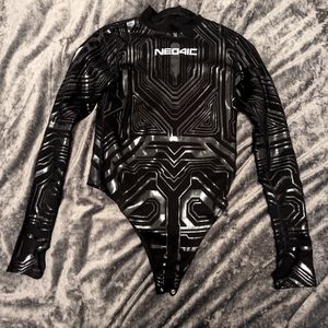 Neo4ic Black bodysuit, size medium